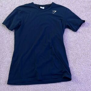 Mens Navy Gymshark Tee